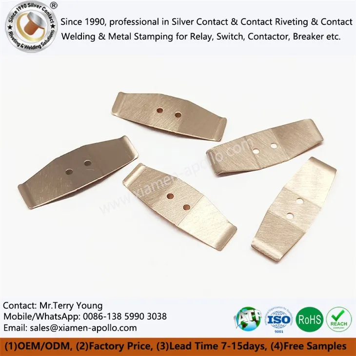 Ηλεκτρικά μέρη χαλκού μετάλλου