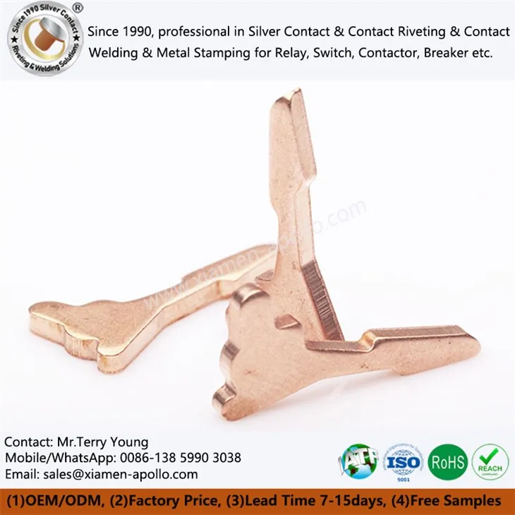 Χαλκές σφραγισμένα μέρη για διακόπτες