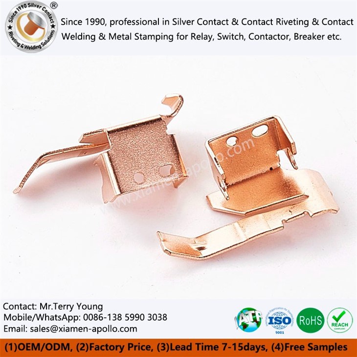 Copper Stamping Parts For Switch Short Circuit