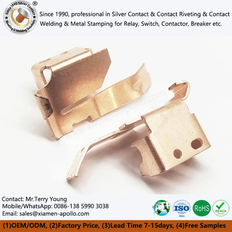 Επαφές ελατηρίου σφράγισης χαλκού για ηλεκτρικό διακόπτη
