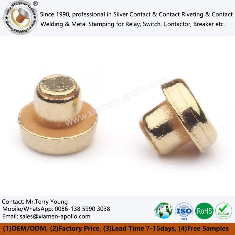 Ηλεκτρική επαφή επίχρυσο