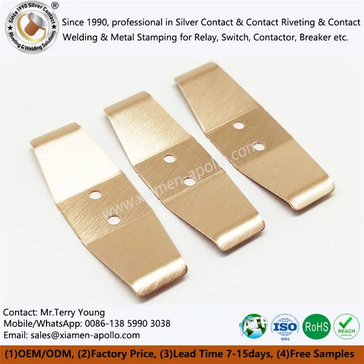 Μεταλλική σφράγιση χάλκινου μέρη επαφής