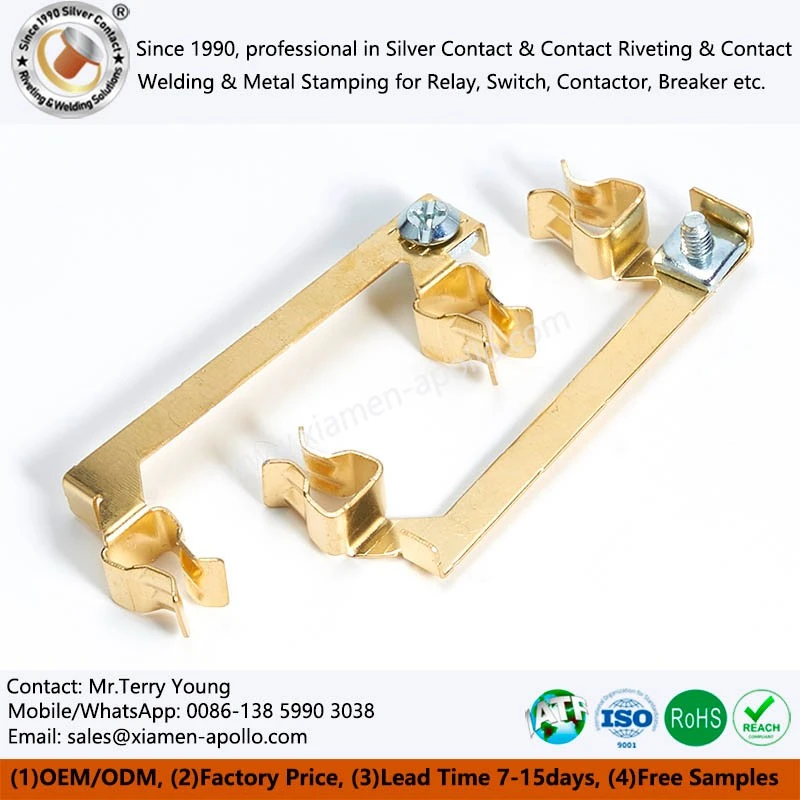 Electrical Brass Stamping Parts For Switch Socket Electrical Brass Stamping Parts For Switch Socket