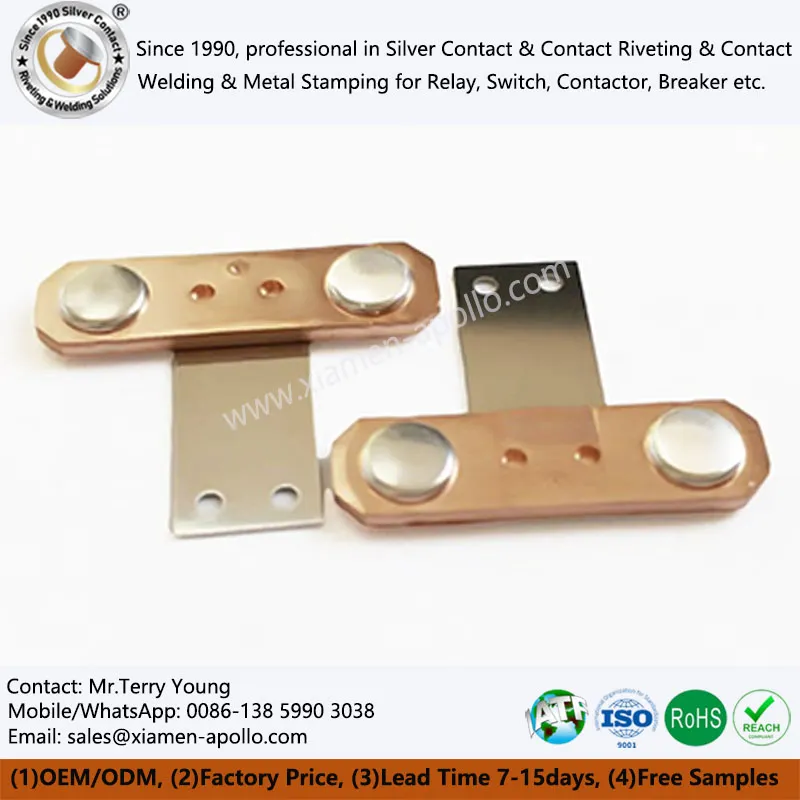 Fixed Silver Contact for Solar Power Relay Fixed Silver Contact for Solar Power Relay