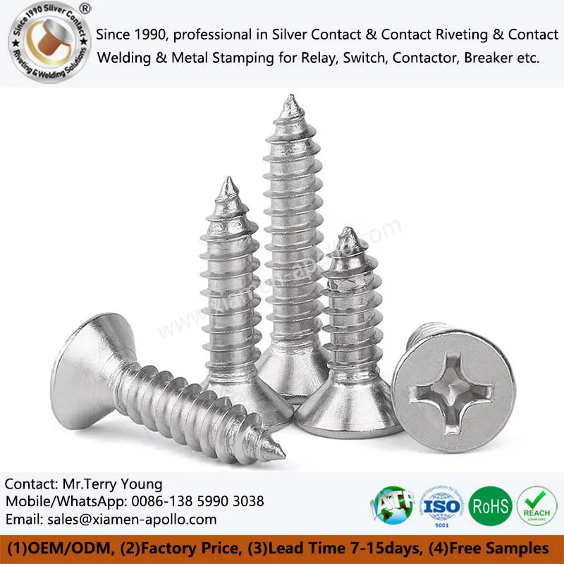 Βίδες από ανοξείδωτο χάλυβα