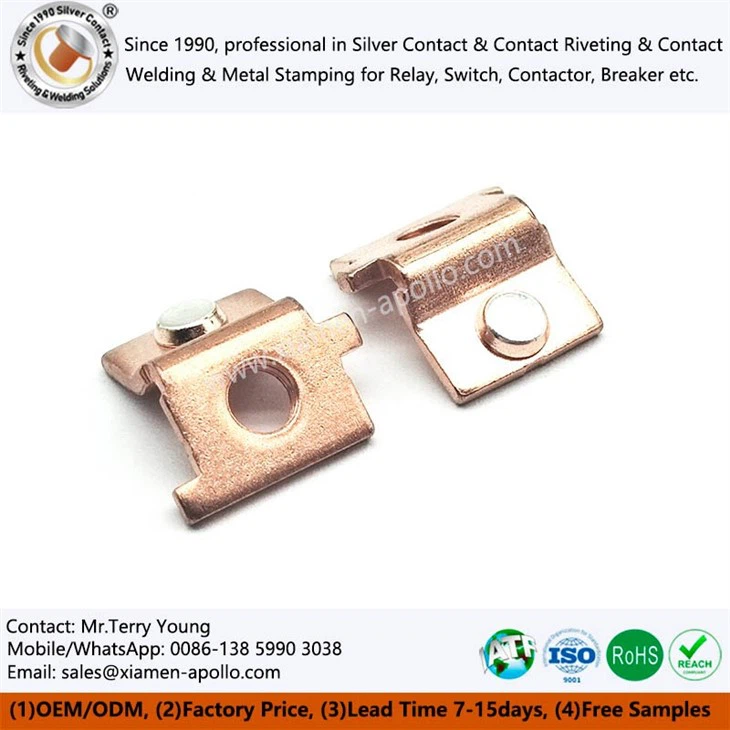 Copper Silver Riveted Electrical Contact Copper Silver Riveted Electrical Contact